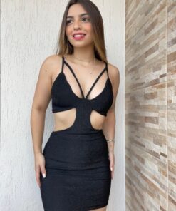 Vestido Shine Com Recortes - Imagem 5