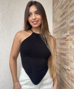 Top amarração Tricot