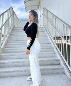 Cropped manga longa babe - Imagem 2