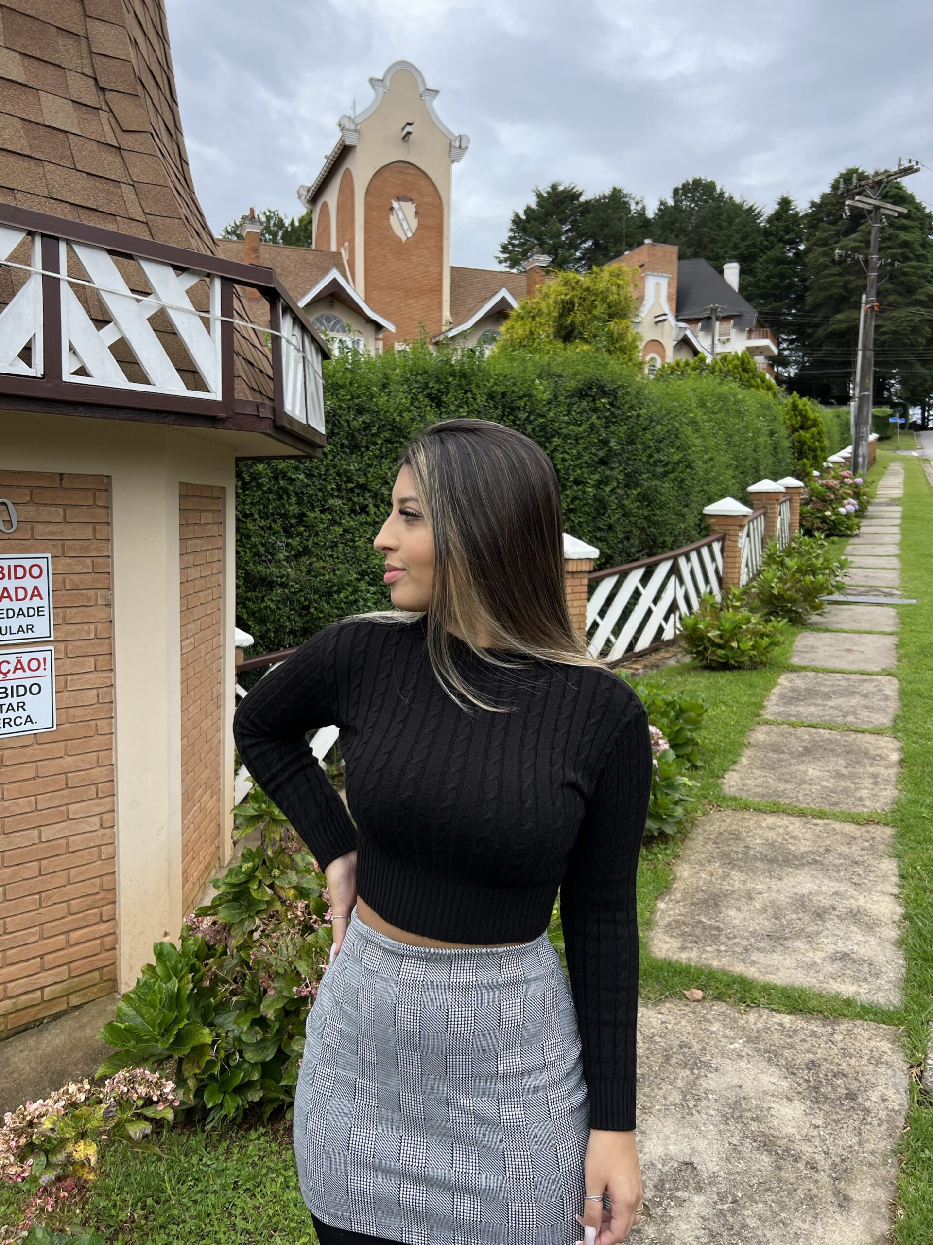Cropped tricot manga longa - Imagem 6
