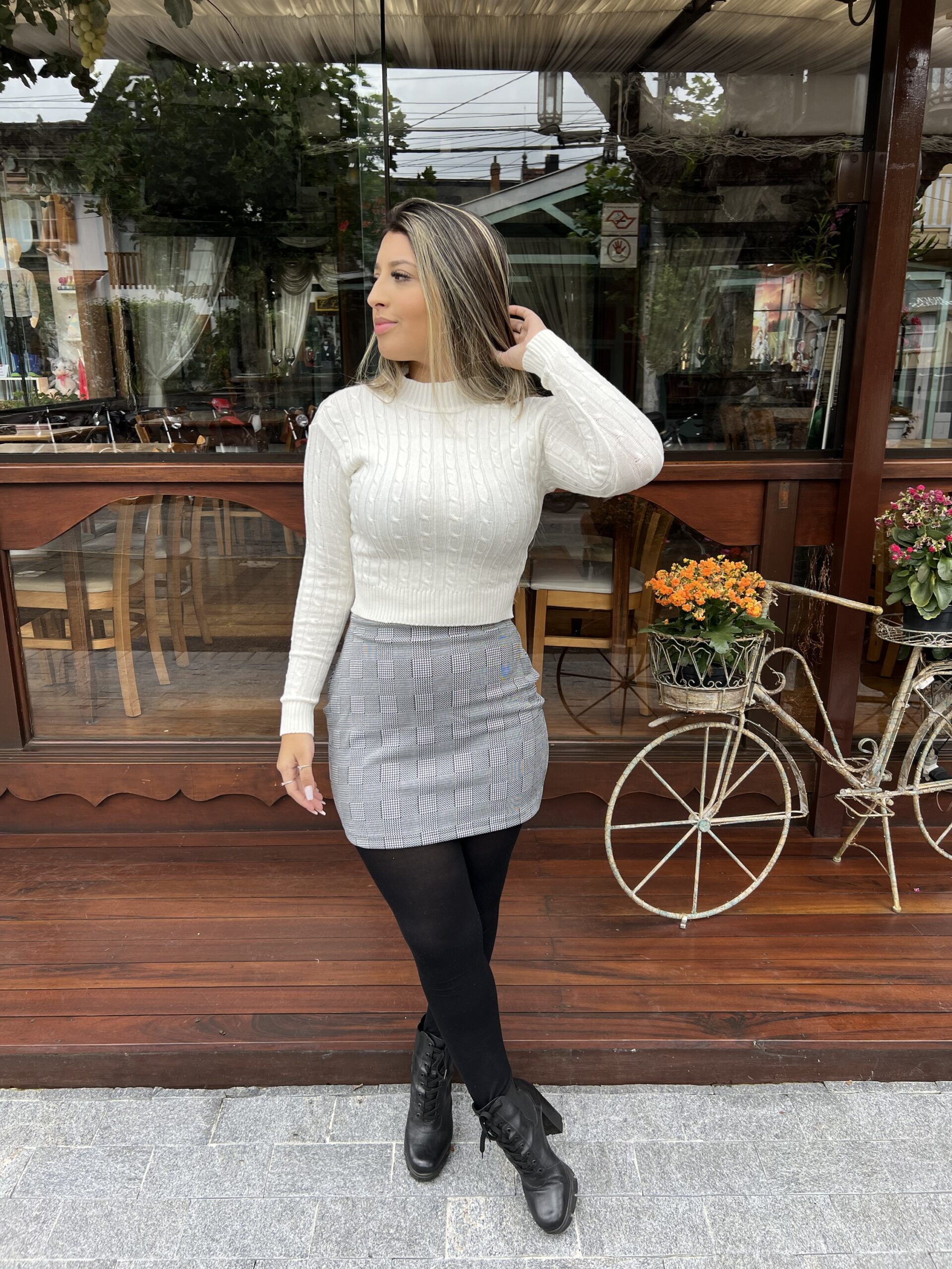 Cropped tricot manga longa - Imagem 9